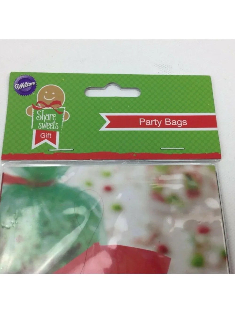 Wilton Wondershop 35 Treat Party Bag Gift Reg Green Stripes Twisty Ties